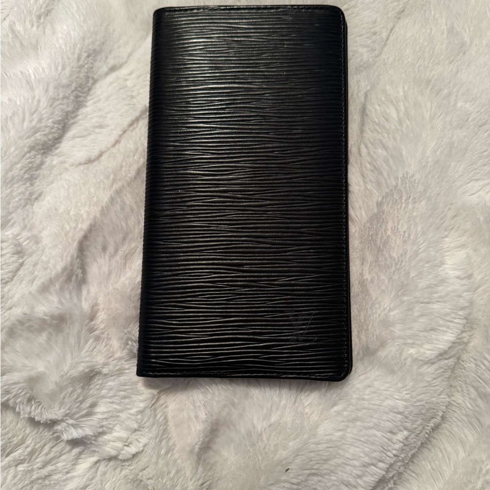 Louis Vuitton Black EPI Brazza Wallet